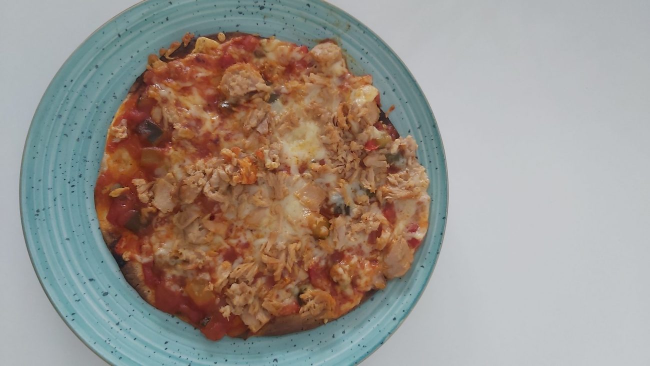 Quesa-pizza